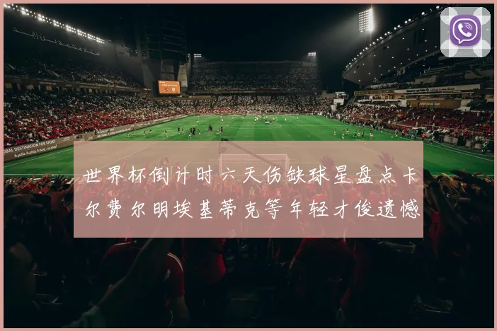 世界杯倒计时六天伤缺球星盘点卡尔费尔明埃基蒂克等年轻才俊遗憾缺席